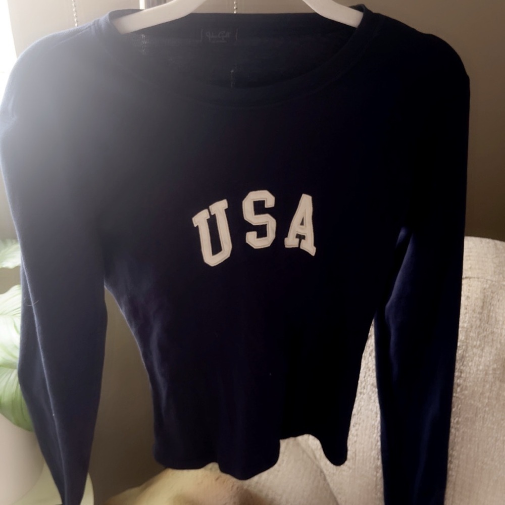 Navy Blue USA Women's Top - Picture 5 of 9
